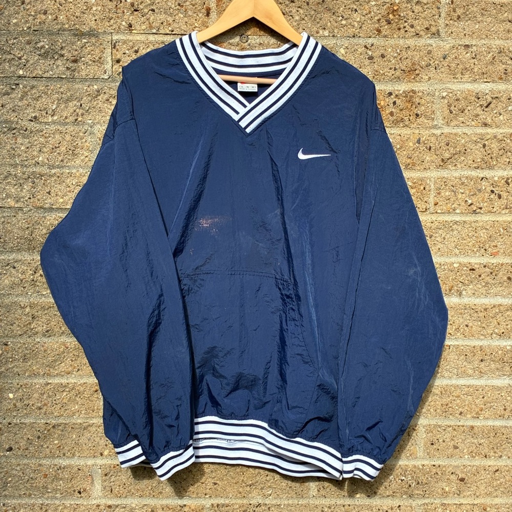 Nike Dark Blue V-Neck Jacket